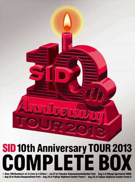 SID 10th Anniversary TOUR 2013 COMPLETE BOX